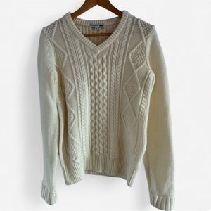 JW ANDERSON x UNIQLO Wool Blend Cable Knit Sweater